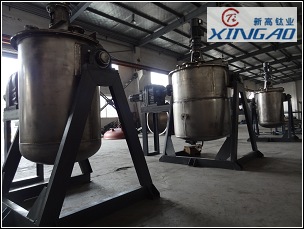 鈦翻轉(zhuǎn)反應(yīng)釜，制造好驗(yàn)收結(jié)束！