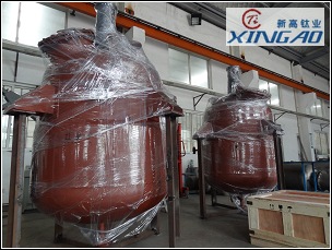 復(fù)合鈦反應(yīng)鍋，制造好驗(yàn)收結(jié)束！